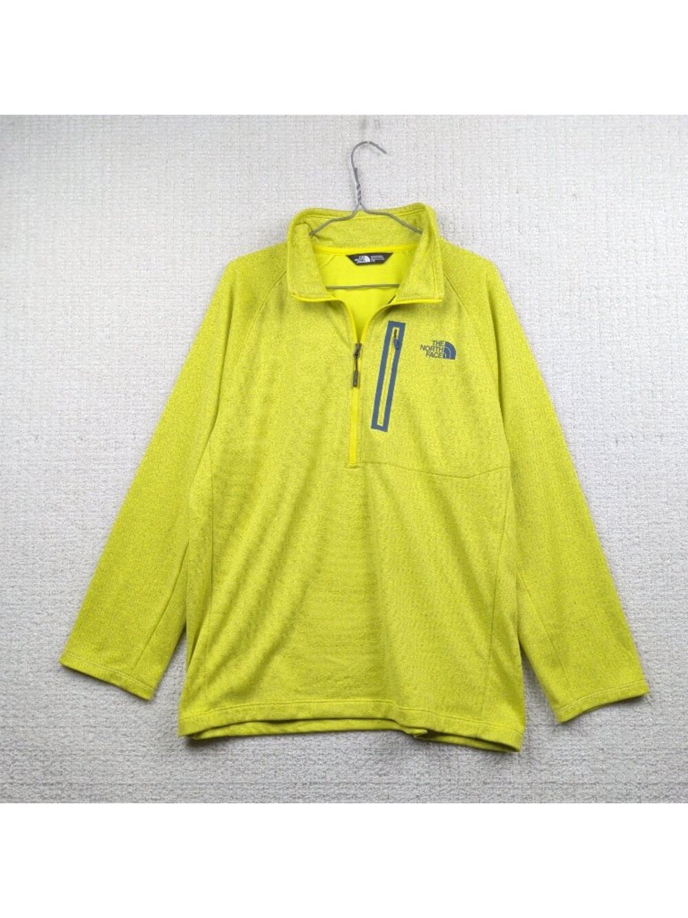 The North Face Men’s Canyonlands Quarter Zip Fleece Pullover Green Gorp Size L